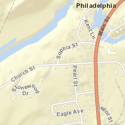 Philadelphia New York Street Map