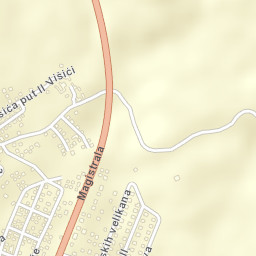 Gornji Karin Street Map