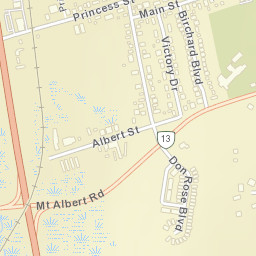 Mount Albert Street Map