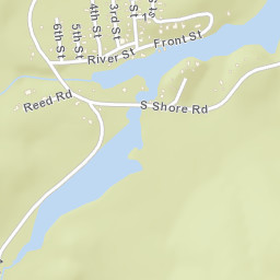 Wanakena New York Street Map