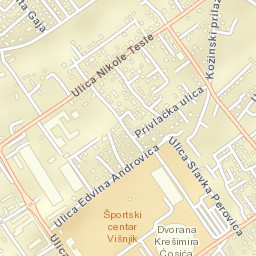 Zadar Street Map