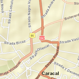 Municipiul Caracal Street Map