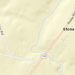Stone Mills New York Street Map