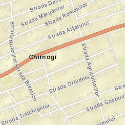 Comuna Chirnogi Street Map