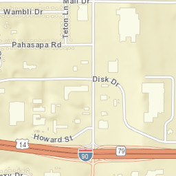 2151 N Haines Ave, Rapid City, SD 57701, USA Street Map