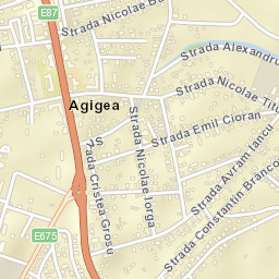Agigea Street Map