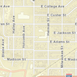 821-825 Halley Ave Rapid City SD Street Map