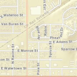 1033 N Lacrosse St Rapid City SD Street Map