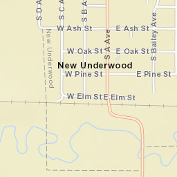 402 S C Ave New Underwood SD Street Map