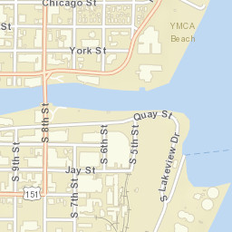 1010 South 8th Street, Manitowoc, WI Street Map