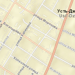 Ust’-Dzheguta Street Map