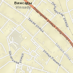 Vinsady Street Map