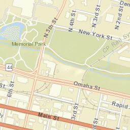 599 I-90BL Rapid City, South Dakota Street Map