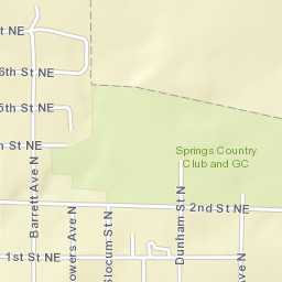 302 4th St NE Wessington Springs SD Street Map