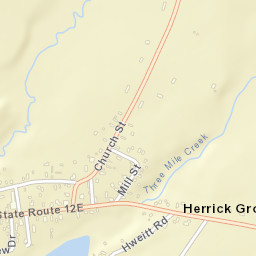 Three Mile Bay New York Street Map