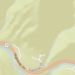 7658 Highway 21, Boise National Forest Street Map