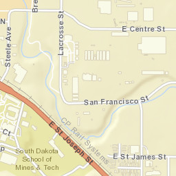 E St Joseph St Rapid City SD 57701 Street Map