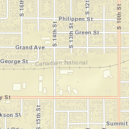 1501-1599 Dewey St, Manitowoc, WI Street Map