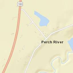 Perch River New York Street Map