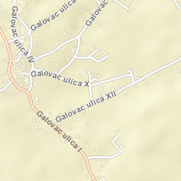 Galovac Street Map