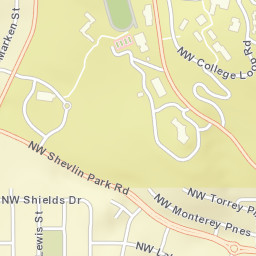Northwest Shevlin Park Road, Bend, OR  Street Map