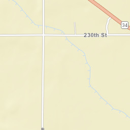 SD-34 Woonsocket SD 57385 Street Map