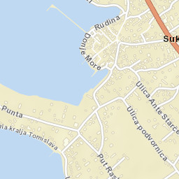 Sukošan Street Map
