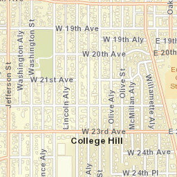 2015 Willamette Street, Eugene, OR 97405 Street Map