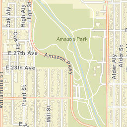 2903-2959 Amazon Parkway, Eugene, OR Street Map