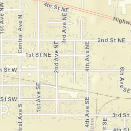 203 Central Avenue North Dodge Center MN Street Map