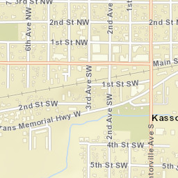 101-199 3rd Avenue Northwest Kasson MN Street Map