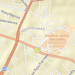 Kragujevac Street Map