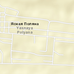 Yasnaya Polyana Street Map