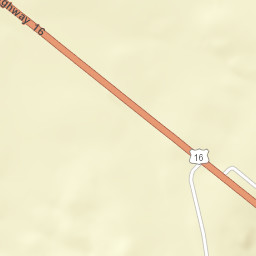 US-16 Upton, Wyoming Street Map