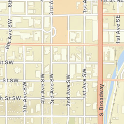 210 2nd Street Southwest, Rochester, MN Street Map