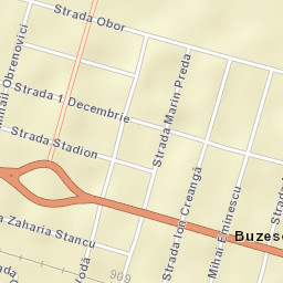 Comuna Buzescu Street Map