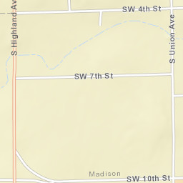 801-935 South Highland Avenue, Madison Street Map
