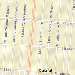 Municipiul Calafat Street Map