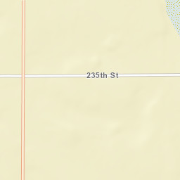 23501 397th Avenue, Woonsocket, SD Street Map