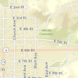 800-898 Whitewater Avenue, St. Charles, MN Street Map