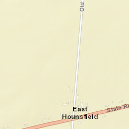 East Hounsfield New York Street Map