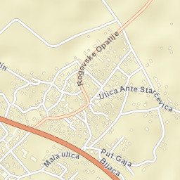 Sveti Filip i Jakov Street Map