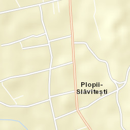Plopii Slăviţeştí Street Map