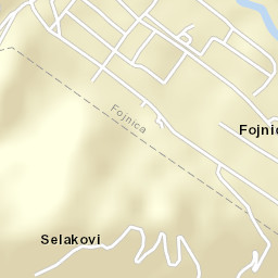 Fojnica Street Map