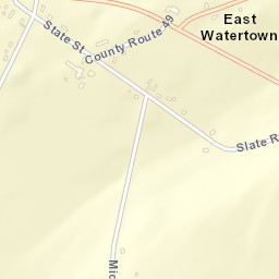 East Watertown New York Street Map