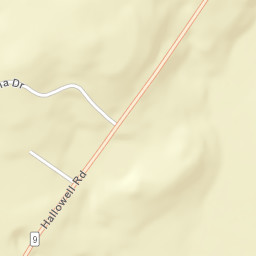 Hallowell Road, Durham, ME 04222, USA Street Map