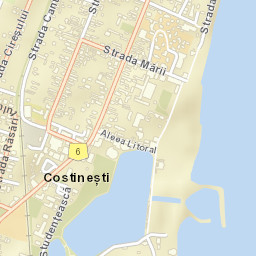 Costineşti Street Map