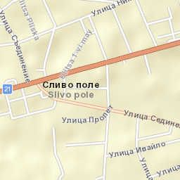 Slivo Pole Street Map
