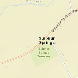 Sulphur Springs New York Street Map