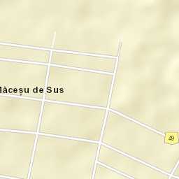 Comuna Măceşu de Sus Street Map
